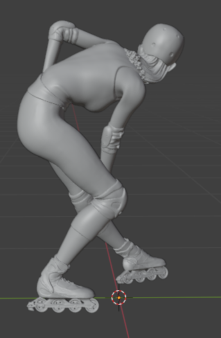 Patineuse en ligne n°18