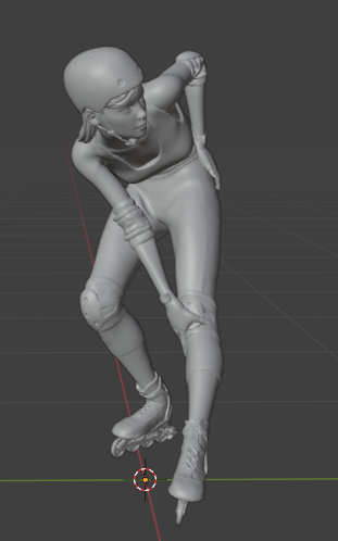 Patineuse en ligne n°18