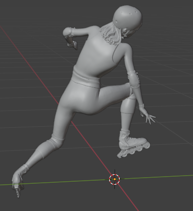 Patineuse en ligne n°49
