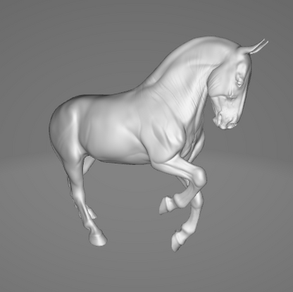 Friesian Stallion "Fryz" Custer Version by Mirek_art / unpainted resin model horse