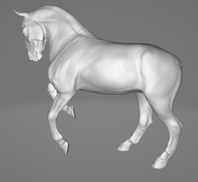 Friesian Stallion "Fryz" Custer Version by Mirek_art / unpainted resin model horse