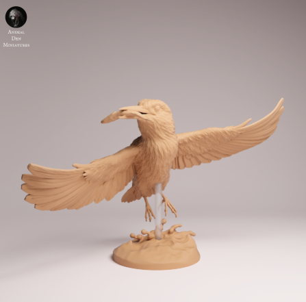 Eisvogel mit erbeutetem Fisch von Animal Den Miniatures