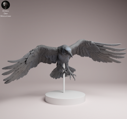 Fliegender Rabe von Animal Den Miniatures