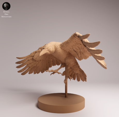Fliegender Rabe von Animal Den Miniatures