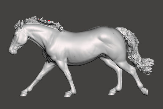 Gemmie from PrintedPonies / as a model horse