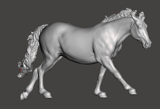 Gemmie from PrintedPonies / as a model horse