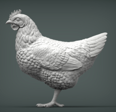 Huhn  von Akuzmenko als 3D Druck