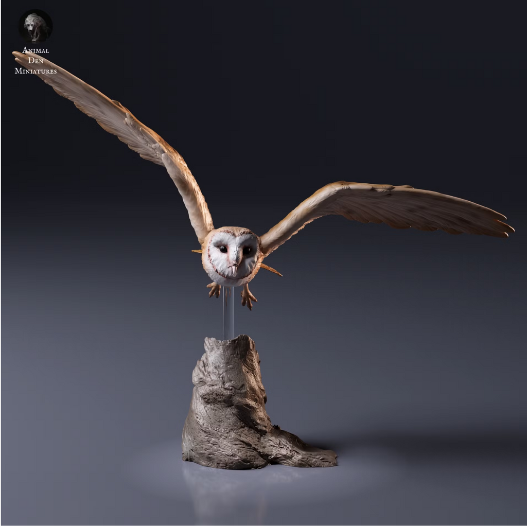 Fliegende Eule / Resin Modellbau-Miniaturtier