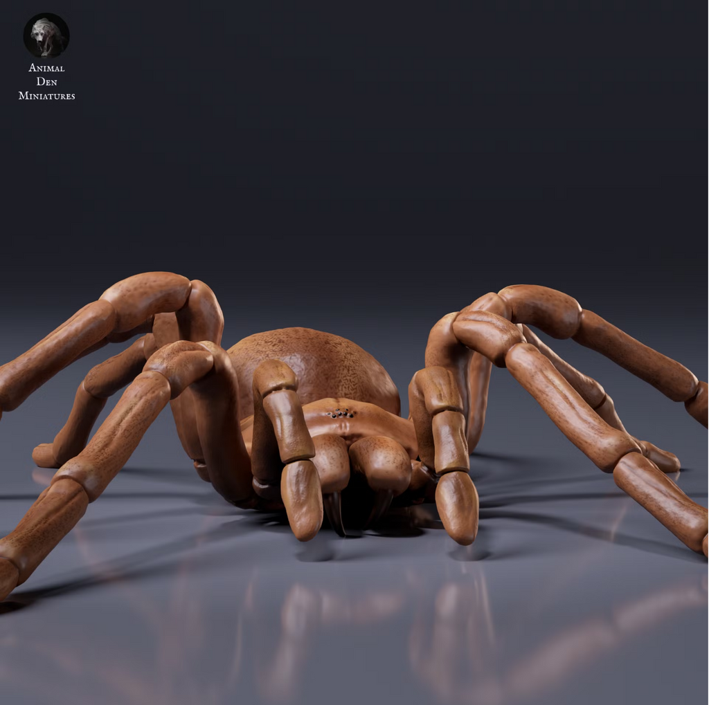 Goliath Vogelspinne / unbemaltes Miniaturtier für Modellbau