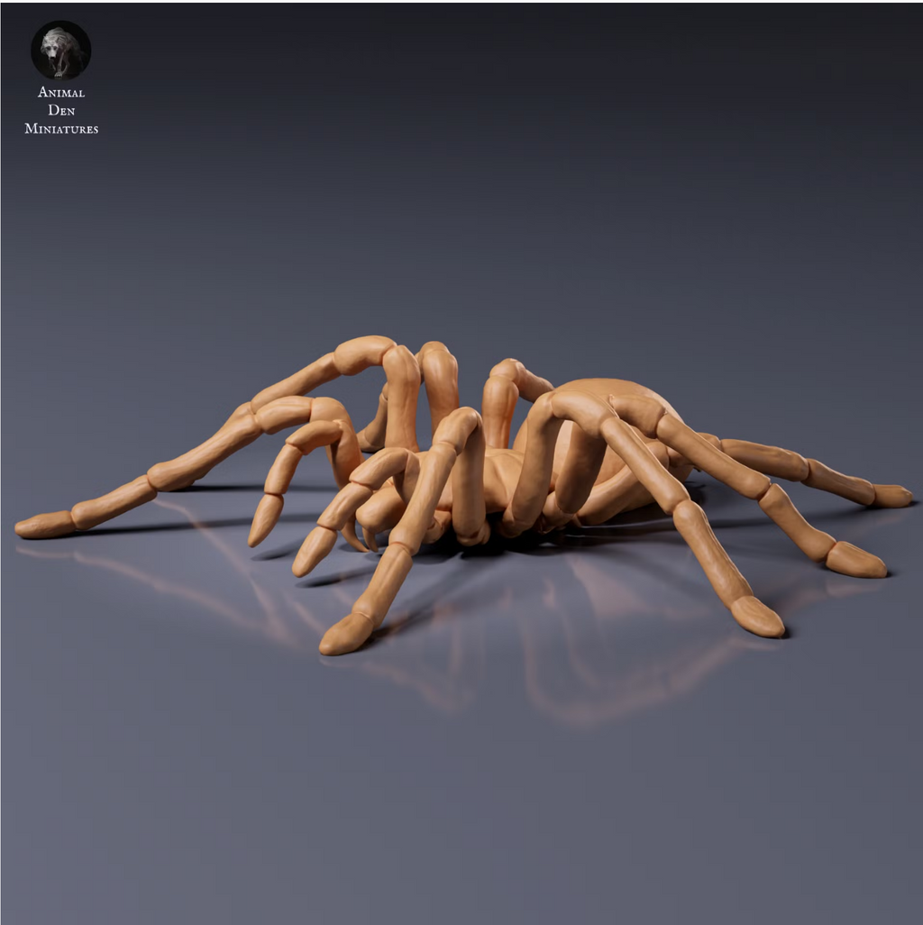 Goliath Vogelspinne / unbemaltes Miniaturtier für Modellbau