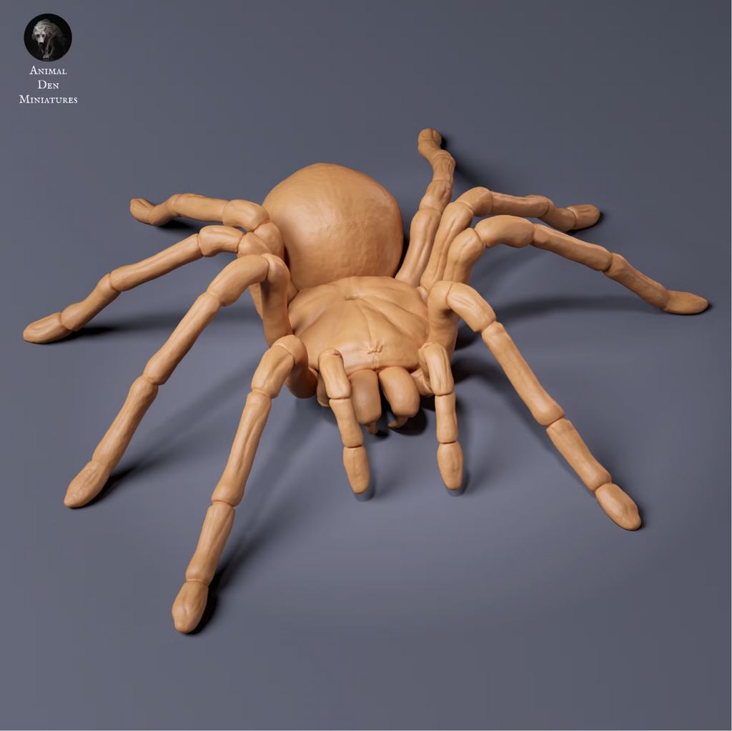 Goliath Vogelspinne / unbemaltes Miniaturtier für Modellbau