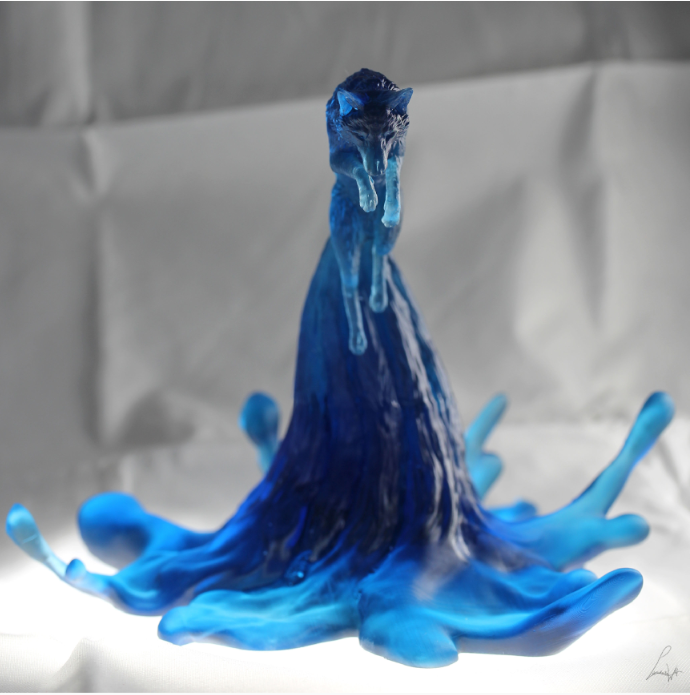 Renard d'eau par LabradoriteWolf / Disponible en plusieurs couleurs