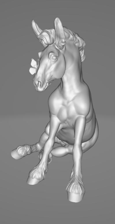 Foal Cotton « Tail Up Version » par Printed Ponies