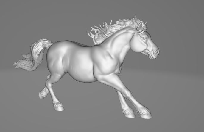 Rennendes Shetland-Pony "Lightning" von Printed Ponies