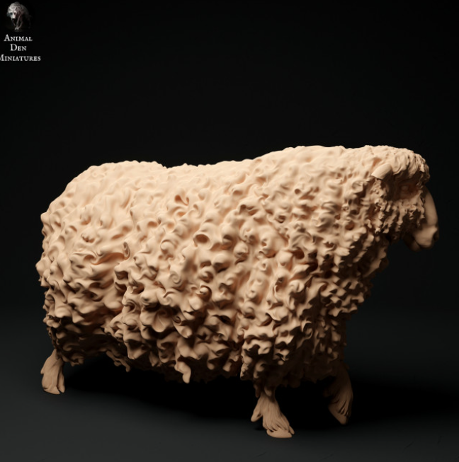 Devon und Cornwell Langwoll Bock Nr.2 von Animal den miniatures