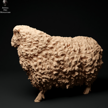 Mouton à laine longue Devon et Cornwell n° 1 d'Animal den miniatures