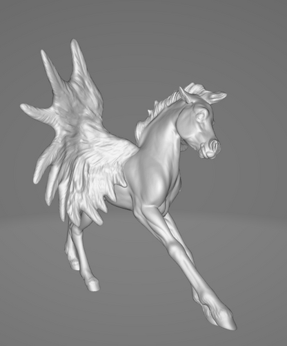Poulain Chayenne avec des ailes par PrintedPonies en impression 3D