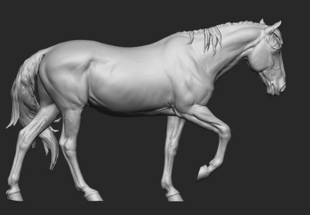 Cheval de campagne de Katrina Katunina en impression 3D