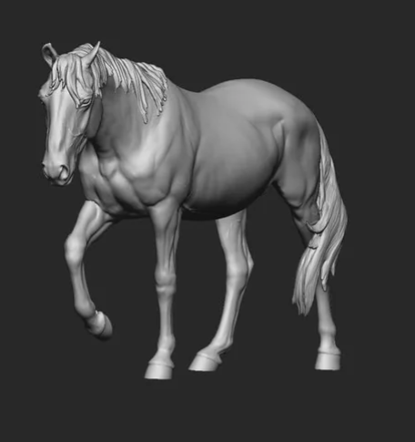 Cheval de campagne de Katrina Katunina en impression 3D