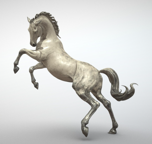 Rearing Stallion by BreathTime as 3D print