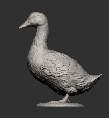 Canard laqué de Akuzmenko en impression 3D