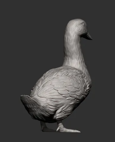 Canard laqué de Akuzmenko en impression 3D