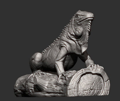 Leguan von Akuzmenko als 3D Druck