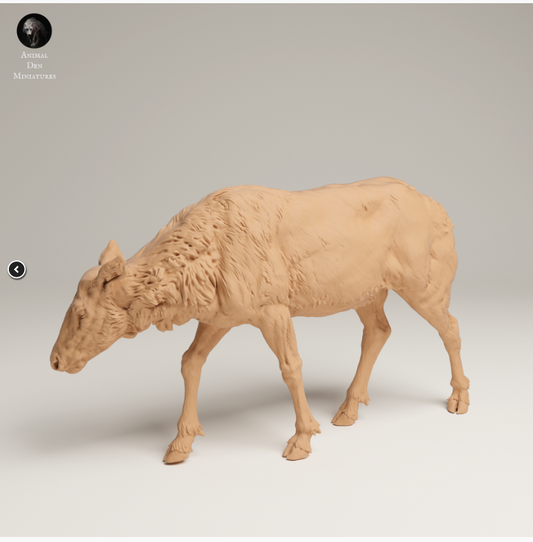 Rocky Mountain Elk Cow by Animal den Miniatures