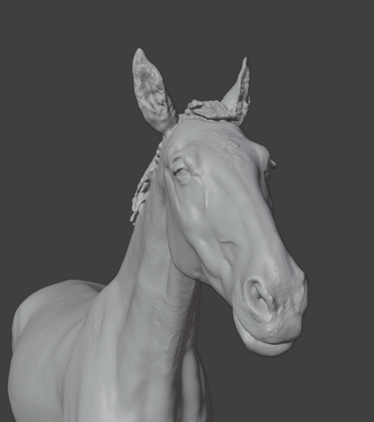 Pferd  "Charles" ohne Halfter von Europac3D als 3D Druck