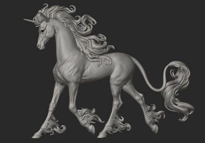 Magisch schönes laufendes Einhorn "Amalia" von BreathTime als 3D Druck