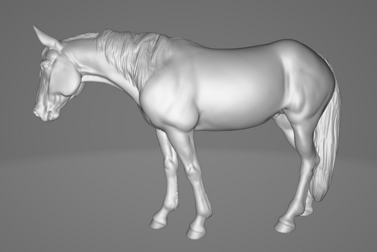 Mustang "Rowdie" entspannt" von PrintedPonies als 3D Druck