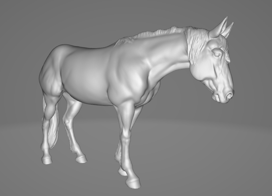 Mustang "Rowdie" entspannt" von PrintedPonies als 3D Druck