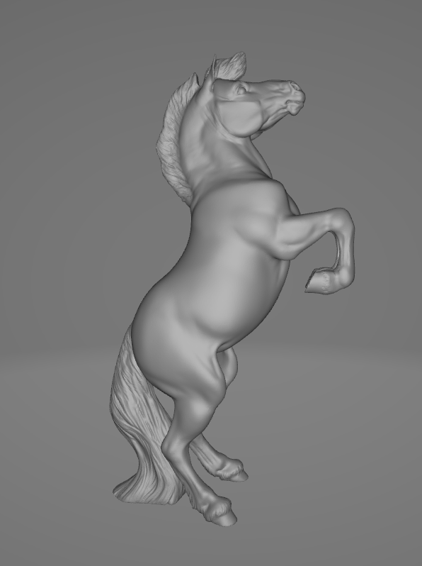 Cheval Fjord cabré de PrintedPonies en impression 3D