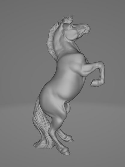 Steigendes Fjord Pferd von PrintedPonies als 3D Druck