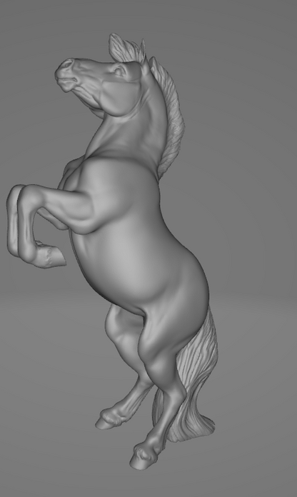 Steigendes Fjord Pferd von PrintedPonies als 3D Druck