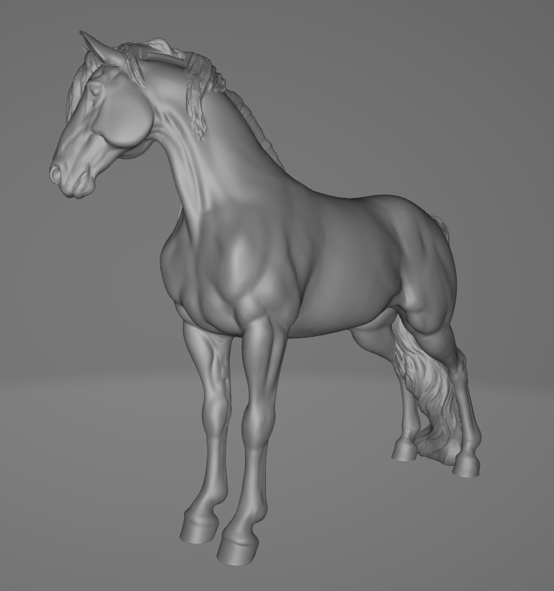 Tennessee Walker by PrintedPonies as a 3D print