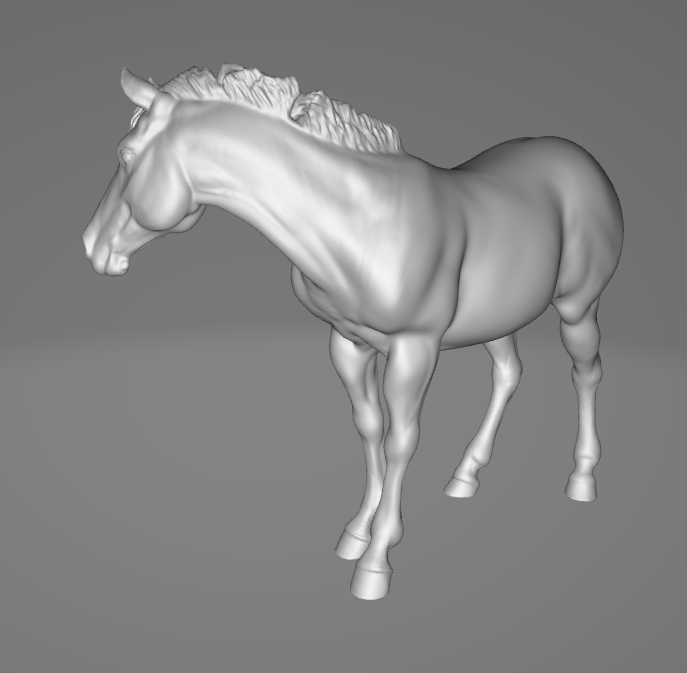 Fohlen "HotDog" von Printed Ponies / Modellpferd