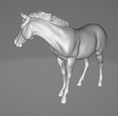 Fohlen "HotDog" von Printed Ponies / Modellpferd