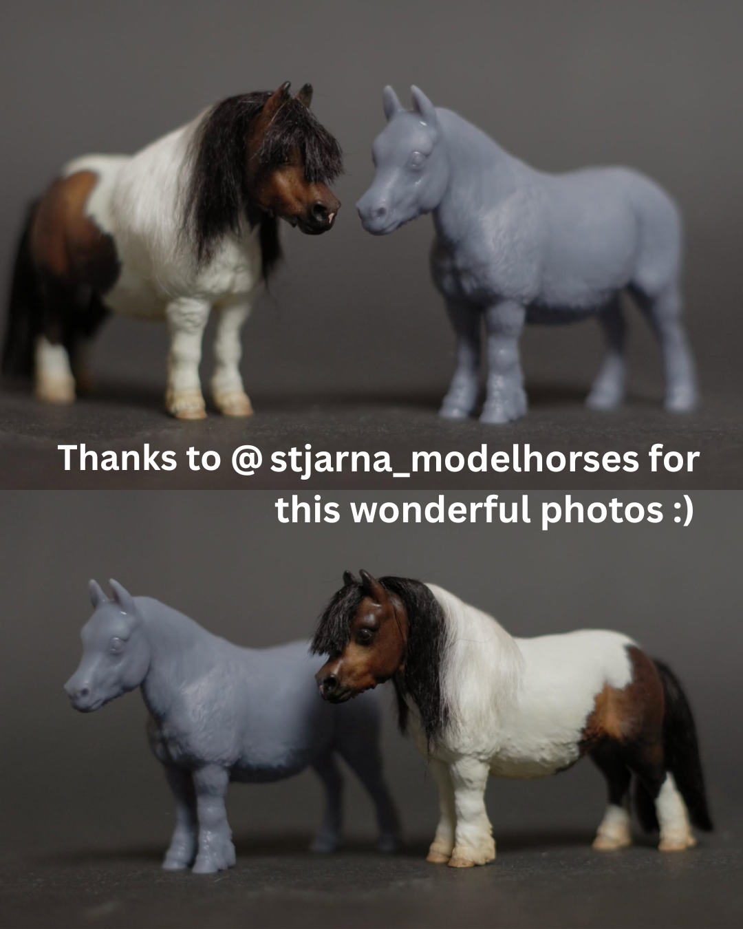 Poney Shetland Merry / Corps brut pour la coiffure par Bexbee Studios