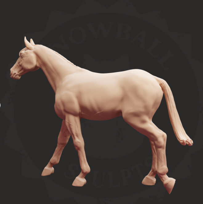 Roach Horse von Snowball Sculpts